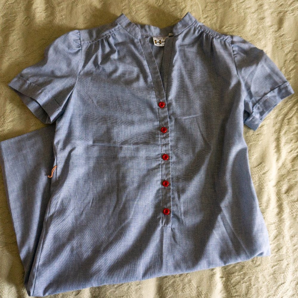 Vintage Chambray housedress